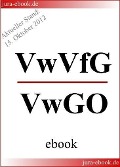Cover-Bild zum Titel 'VwVfG und VwGO' von 'Deutscher Gesetzgeber'