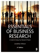 Cover-Bild zum Titel 'Essentials of Business Research' von 'Jonathan Wilson'