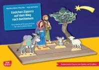  Eselchen Zippora auf dem Weg nach Bethlehem. Eine Weihnachtsgeschichte für die Erzählschiene. Erzählschienen-Figurenset
