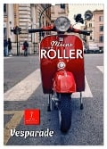Meine Roller Vesparade (Wandkalender 2024 DIN A2 hoch), CALVENDO Monatskalender - Peter Roder