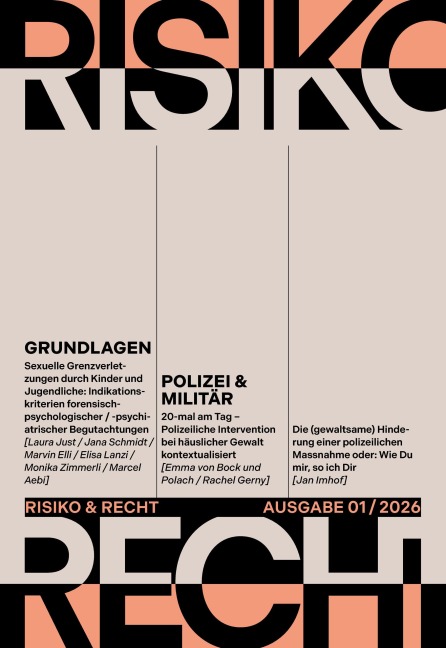 Risiko & Recht 01/2026 - Marcel Aebi