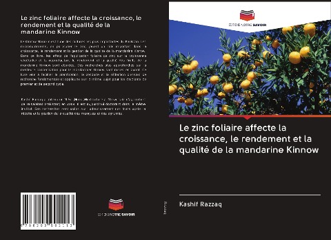 Le zinc foliaire affecte la croissance, le rendement et la qualité de la mandarine Kinnow - Kashif Razzaq
