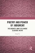 Cover-Bild zum Titel 'Poetry and Power of Judgment' von 'Song Ye'