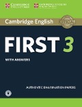 Cover-Bild zum Titel 'Cambridge English First 3. Student's Book with answers and downloadable audio' von ''