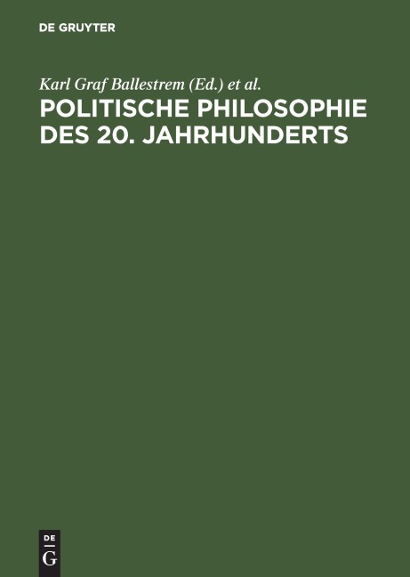 Politische Philosophie des 20. Jahrhunderts - 