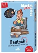 Cover-Bild zum Titel 'black stories junior Spielerisch lernen Deutsch' von 'Corinna Harder, Anja Wrede'