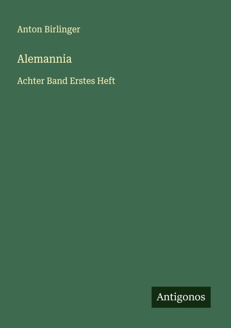 Alemannia - Anton Birlinger