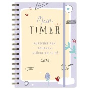 Cover-Bild zum Titel 'Mein Timer 2026 - Aufschreiben, abhaken, glücklich sein!' von ''