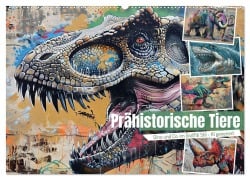Cover-Bild zum Titel 'Prähistorische Tiere (Wandkalender 2026 DIN A2 quer), CALVENDO Monatskalender' von 'Cathrin Illgen'