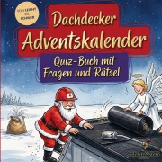 Cover-Bild zum Titel 'Dachdecker-Adventskalender: Quiz-Buch mit Fragen und Rätsel' von 'Schlauvento Interactive'