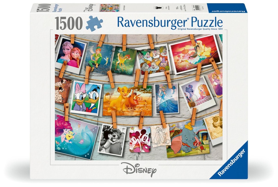 Erwachsenenpuzzle 1500 Teile - Disney Photographs - 