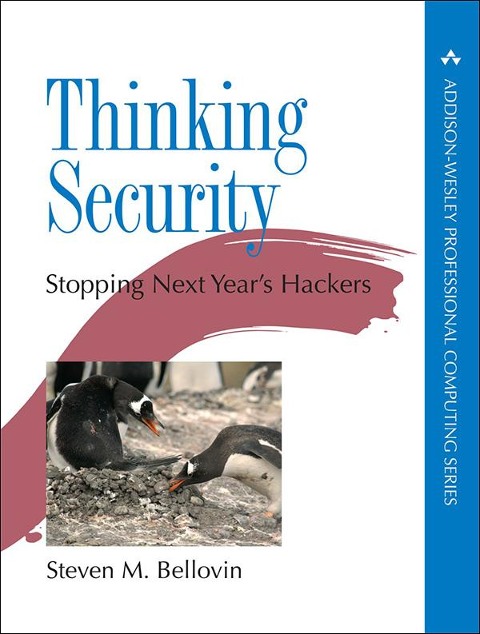 Thinking Security - Steven Bellovin