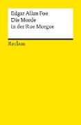 Cover-Bild zum Titel 'Die Morde in der Rue Morgue' von 'Edgar Allan Poe'