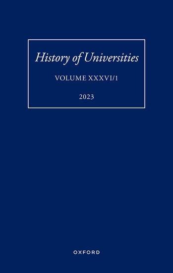 History of Universities: Volume XXXVI / 1 - 
