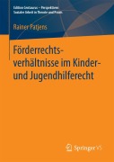 Cover-Bild zum Titel 'Förderrechtsverhältnisse im Kinder- und Jugendhilferecht' von 'Rainer Patjens'
