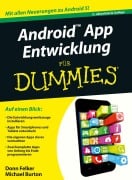 Cover-Bild zum Titel 'Android App Entwicklung für Dummies' von 'Michael Burton'