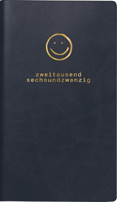 rido/idé 7016915046 | Taschenkalender Mod. Taschenplaner int. 2026 "Smile" | A6, Kunstleder - 