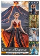 Elemental Elegance - Mode inspiriert von den Kräften der Natur (Wandkalender 2026 DIN A4 hoch), CALVENDO Monatskalender - Fred Schimak