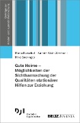 Gute Heime - Möglichkeiten der Sichtbarmachung der Qualitäten stationärer Hilfen zur Erziehung - Maria Burschel, Kathrin Klein-Zimmer, Mike Seckinger