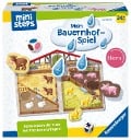 Ravensburger ministeps 4173 Unser Bauernhof-Spiel, Erstes Spiel rund um Tiere, Farben und Formen - Spielzeug ab 2 Jahre - Eva Danner