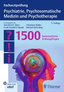 Cover-Bild zum Titel 'Facharztprüfung Psychiatrie, Psychosomatische Medizin und Psychotherapie' von ''