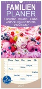Cover-Bild zum Titel 'Familienplaner 2027 - Eiscreme-Träume - Süße Verlockung und florale Schönheiten mit 5 Spalten (Wandkalender, 21 x 45 cm) CALVENDO' von 'Anja Frost'