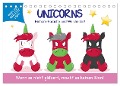 Unicorns. Einhorn-Sprüche und Weisheiten! (Tischkalender 2025 DIN A5 quer), CALVENDO Monatskalender - Rose Hurley