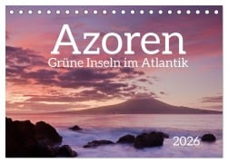Cover-Bild zum Titel 'Azoren - Grüne Inseln im Atlantik 2026 (Tischkalender 2026 DIN A5 quer), CALVENDO Monatskalender' von 'Jörg Dauerer'
