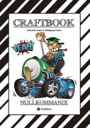 Cover-Bild zum Titel 'CRAFTBOOK - 120 GROSSARTIGE RENNWAGEN MOTIVE - LUSTIGE MECHANIKER - WISSENSWERTES - KNIFFLIGE RÄTSEL - MOTORRÄDER - TRUCKS - QUADS - TIERE' von 'Gabriele André, Wolfgang André'