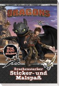 Cover-Bild zum Titel 'Dragons: Drachenstarker Sticker- und Malspaß' von 'Panini'