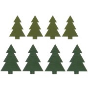 Cover-Bild zum Titel 'Holzfiguren für Adventskranz, Tanne grün,' von ''