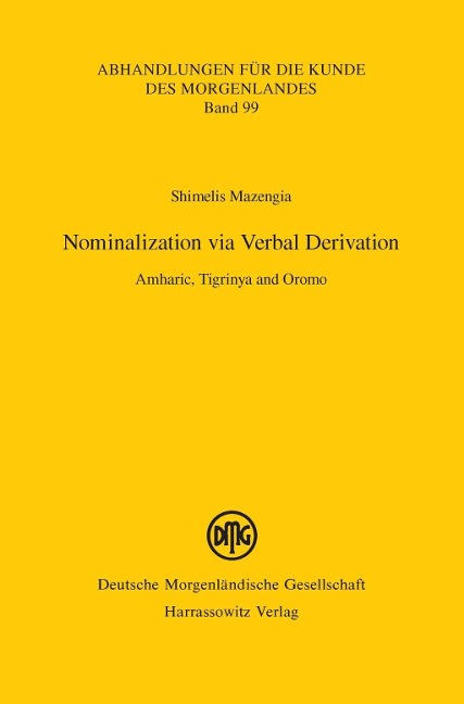 Nominalization via Verbal Derivation - Shimelis Mazengia