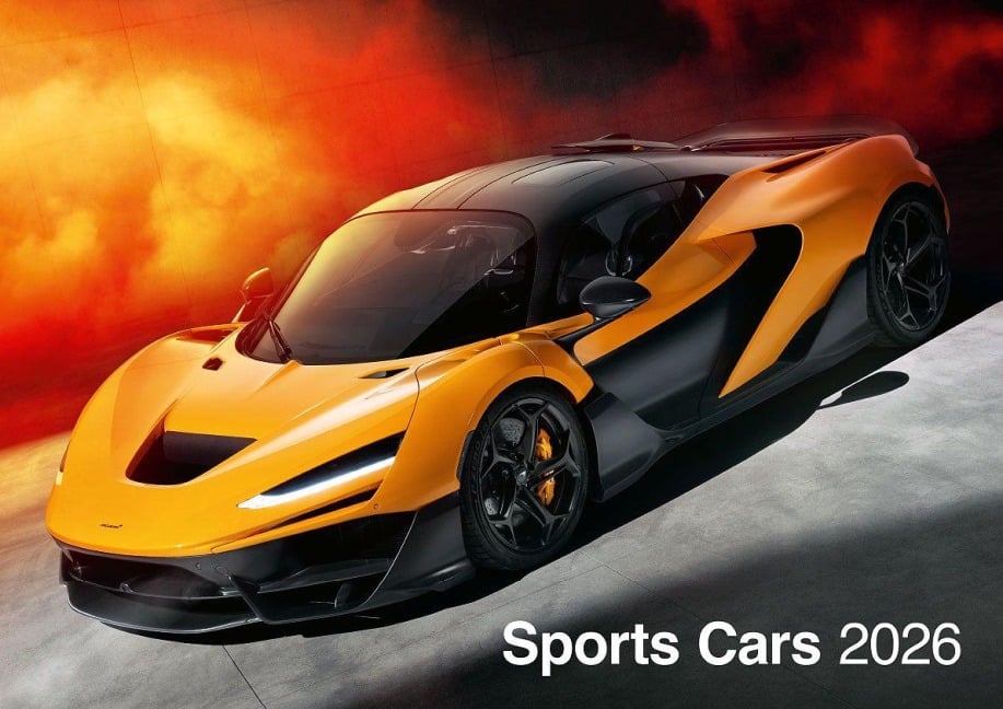 Sports Cars 2026 - Sportwagen - Autos Kalender - 
