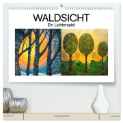Cover-Bild zum Titel 'Waldsicht - Ein Lichterspiel (hochwertiger Premium Wandkalender 2026 DIN A2 quer), Kunstdruck in Hochglanz' von 'Erich Krätschmer'