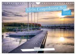 Cover-Bild zum Titel 'Mein Cospudener See (Wandkalender 2026 DIN A4 quer), CALVENDO Monatskalender' von 'Manuela Steinbach'