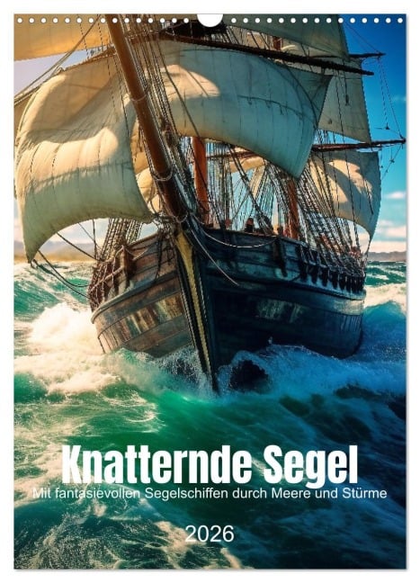 Knatternde Segel (Wandkalender 2026 DIN A3 hoch), CALVENDO Monatskalender - Kerstin Waurick