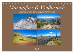 Cover-Bild zum Titel 'Mariapfarr & Weißpriach (Tischkalender 2026 DIN A5 quer), CALVENDO Monatskalender' von 'Christa Kramer'