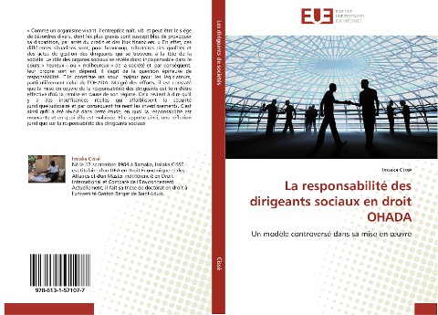 La responsabilité des dirigeants sociaux en droit OHADA - Issiaka Cissé