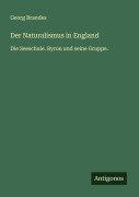 Cover-Bild zum Titel 'Der Naturalismus in England' von 'Georg Brandes'