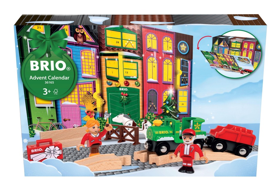 BRIO World - 36165 Adventskalender "Weihnachtshaus"| Kalender für Mädchen und Jungen ab 3 Jahren - zauberhaftes Geschenk - 