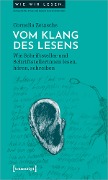 Cover-Bild zum Titel 'Vom Klang des Lesens' von 'Cornelia Zetzsche'