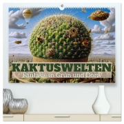 Cover-Bild zum Titel 'Kaktuswelten. Fantasie in Grün und Dorn (hochwertiger Premium Wandkalender 2026 DIN A2 quer), Kunstdruck in Hochglanz' von 'Hanna Wagner'