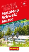 Cover-Bild zum Titel 'Hallwag MotoMap Motorradkarte Schweiz 1:275.000' von ''