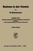 Cover-Bild zum Titel 'Rechnen in der Chemie' von 'Walter Wittenberg'