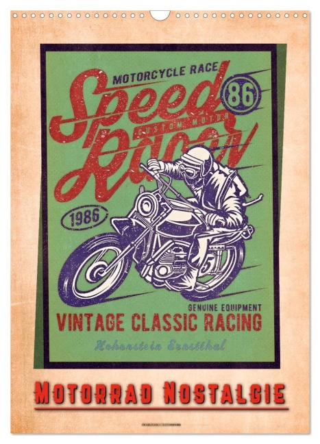 Motorrad Nostalgie (Wandkalender 2026 DIN A3 hoch), CALVENDO Monatskalender - Peter Roder