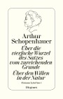  Über die vierfache Wurzel des Satzes vom zureichenden Grunde