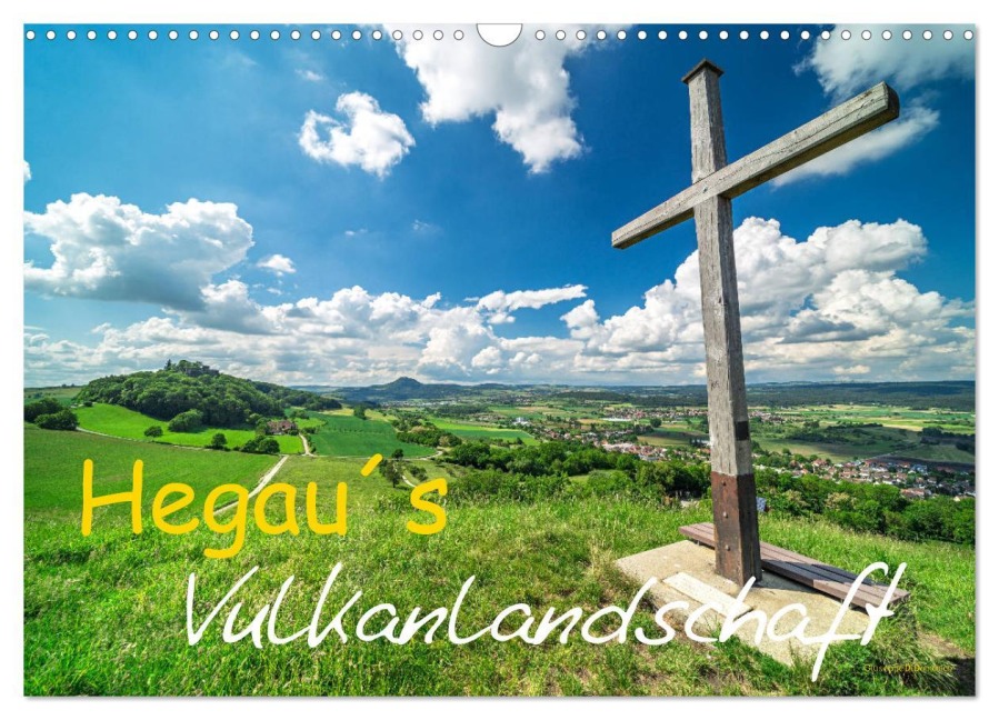 Hegau¿s Vulkanlandschaft (Wandkalender 2026 DIN A3 quer), CALVENDO Monatskalender - Giuseppe Di Domenico