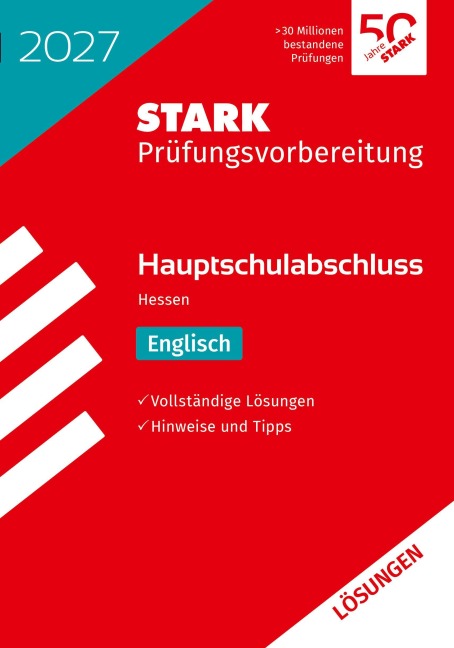 STARK Lösungen zu Englisch - Hauptschulabschluss 2027 Hessen - Prüfungsvorbereitung - 