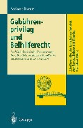 Cover-Bild zum Titel 'Gebührenprivileg und Beihilferecht' von 'Andreas Damm'