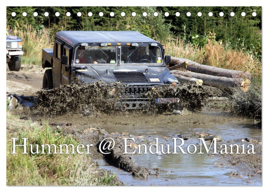 Hummer @ EnduRoMania (Tischkalender 2026 DIN A5 quer), CALVENDO Monatskalender - Sergio Morariu